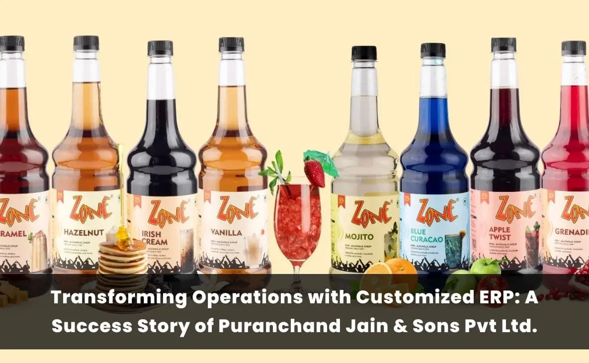 Puranchand Jain & Sons Pvt Ltd. customized ERP solution