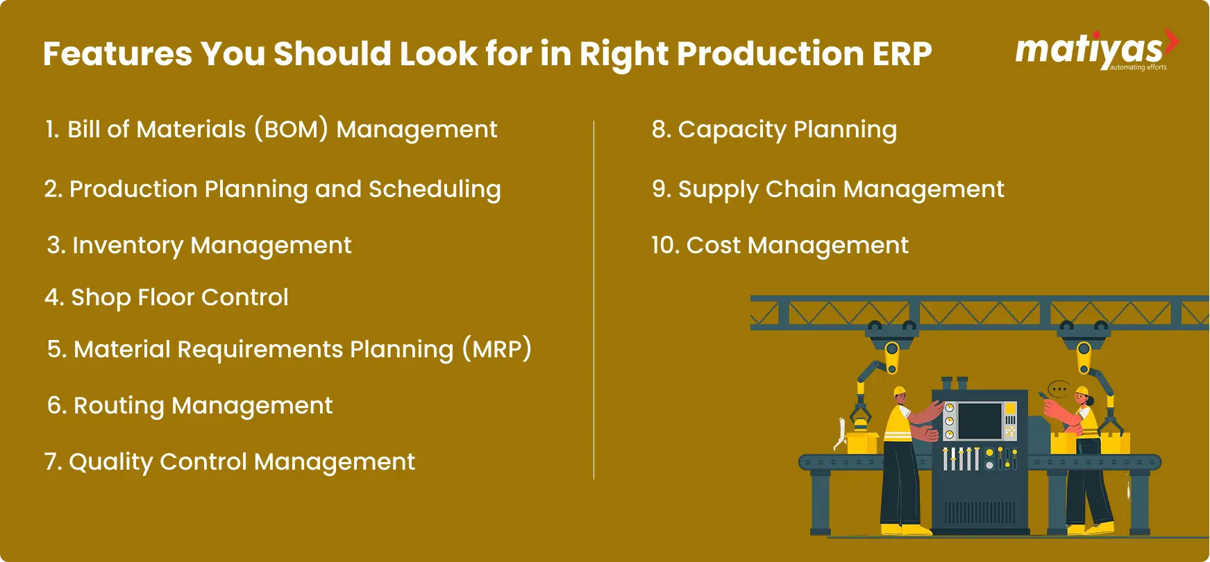 Features You Should Look for in Right Production ERP