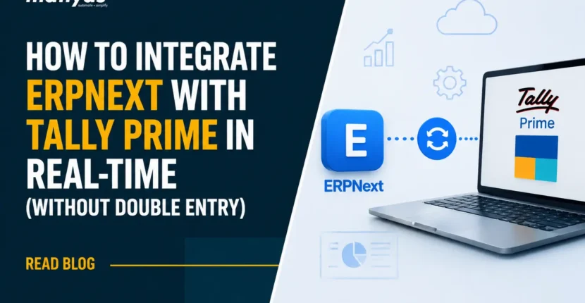 how to integrate erpnext with tally prime in real-time