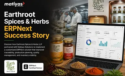 earthroot spices & erpnext success story