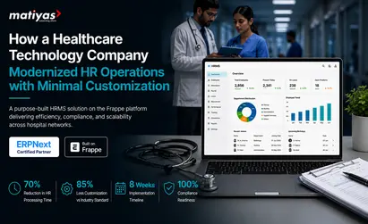 Healthcare HRMS solution built on Frappe for hospital operations
