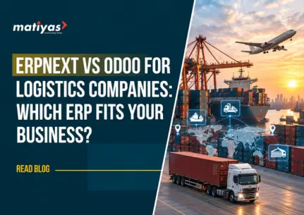 ERPNext and Odoo logistics ERP comparison